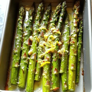 - Fresh Asparagus: Use 1 pound of fresh asparagus. Look for bright green color and firm stems. Trim the ends for best results. - Garlic and Lemon: Four cloves of minced garlic give strong flavor. The zest and juice of one lemon brighten the dish and balance the richness of the oil. - Olive Oil: Use 3 tablespoons of extra virgin olive oil. It adds a rich taste and helps the asparagus roast well. - Red Pepper Flakes: Add 1/4 teaspoon for a touch of heat. Adjust to your taste for spice. - Parmesan Cheese: Sprinkle 2 tablespoons of grated Parmesan on top. It makes the dish richer and adds a savory note. For the full recipe, check out the detailed instructions provided. Preheat the Oven: Start by preheating your oven to 425°F (220°C). This temperature helps roast the asparagus quickly and evenly. A hot oven will give you nice, crisp edges and keep the inside tender. Mix Ingredients: In a big bowl, mix together the extra virgin olive oil, minced garlic, lemon zest, and lemon juice. Add sea salt, black pepper, and red pepper flakes if you want some heat. Stir well so all the flavors blend perfectly. This mix gives the asparagus a bright, fresh taste. Coating Technique: After you mix the ingredients, add the trimmed asparagus to the bowl. Toss the asparagus gently in the lemon garlic mix. Make sure each spear is well-coated. This step is key for even flavor on every bite. Cooking Time: Place the coated asparagus on a parchment-lined baking sheet. Spread them out in a single layer. Roast for 12-15 minutes. Halfway through, shake the pan gently. This helps the asparagus cook evenly and prevents burning. Look for tender spears that are slightly crispy. For the full recipe, check the section above. Recognizing Doneness: You want to look for bright green spears that are tender but still a bit crisp. The edges should be slightly charred, giving a nice visual contrast. When you poke a spear with a fork, it should feel soft but not mushy. Adjusting for Tenderness: Some like their asparagus crunchy, while others prefer it soft. If you want softer asparagus, leave it in the oven for an extra 2-3 minutes. Remember, each oven is different. Keep an eye on it to make sure it does not overcook. Additional Seasonings: Try adding herbs like thyme or rosemary for extra depth. A sprinkle of lemon zest before serving brightens the dish. If you enjoy heat, add more red pepper flakes or even a dash of hot sauce. Serving Styles: For a great look, arrange the asparagus on a large white plate. Drizzle with a touch of olive oil for shine. Adding fresh herbs like parsley or basil can make your dish pop. You can even serve it with lemon wedges for extra zing. For the complete recipe, check out the [Full Recipe]. {{image_4}} Vegan Version: Substituting Parmesan For a vegan option, skip the Parmesan cheese. The dish remains tasty without it. You can also use nutritional yeast for a cheesy flavor. It adds a nice touch to the asparagus while keeping it plant-based. Low-Carb Version: Adjusting ingredients for diet If you're on a low-carb diet, this dish is already a great choice. The base ingredients are low in carbs. Just ensure you skip any high-carb sides. This way, you enjoy the flavors without worrying about carbs. Citrus Alternatives: Incorporating different zests While lemon shines in this recipe, you can try other citrus fruits too. Orange or lime zest gives a sweet or tangy twist. This change can make the dish feel new and exciting. Herb Blends: Using fresh herbs for added flavors Fresh herbs elevate the taste of roasted asparagus. Try adding thyme, rosemary, or dill. Just chop them finely and mix them in with the garlic and olive oil. The herbs add a fresh burst of flavor that makes every bite special. Explore the Full Recipe to enjoy these variations and make the dish your own! To store leftover Lemon Garlic Roasted Asparagus, follow these steps: - Cooling: Let the asparagus cool to room temperature first. - Container: Use an airtight container to keep them fresh. - Refrigeration: Place the container in the fridge. They will last for about 3 to 5 days. Storing your asparagus properly helps maintain its taste and texture. The key is to keep air out and moisture in. If the asparagus looks or smells off, it’s best to toss it. To reheat your asparagus, you want to keep its crispness. Here’s how: - Oven: Preheat your oven to 350°F (175°C). Place the asparagus on a baking sheet. - Time: Heat for about 10 minutes. This keeps them warm and crispy. - Microwave: If you are short on time, use the microwave. Heat in 30-second increments until warm. Be cautious to avoid sogginess. Following these tips ensures your Lemon Garlic Roasted Asparagus stays tasty and enjoyable. Enjoy your leftovers with confidence! Can I use frozen asparagus? Yes, you can use frozen asparagus. However, fresh asparagus gives the best taste and texture. If you use frozen, adjust the cooking time. Cook it for a shorter time, about 8-10 minutes, as it may already be partially cooked. How do I know when the asparagus is cooked? You can tell asparagus is cooked when it turns bright green and is tender. It should be crisp yet not mushy. A quick taste test can help too. If it snaps easily when bent, it is ready. Pairings: Best dishes to serve with Lemon Garlic Roasted Asparagus Lemon Garlic Roasted Asparagus pairs well with many dishes. Here are some ideas: - Grilled chicken or fish - Pasta with olive oil and herbs - Quinoa salad with veggies - Steak or pork chops The bright flavors of asparagus balance rich meats and creamy sauces. Meal Prep: Can it be made ahead of time? Yes, you can make Lemon Garlic Roasted Asparagus ahead of time. Roast it, let it cool, then store it in the fridge. It stays fresh for up to three days. When ready to eat, just reheat it in the oven or microwave. Enjoy it as a quick side dish or in salads. For the Full Recipe, just follow the steps outlined earlier! This blog covered how to make Lemon Garlic Roasted Asparagus. You learned about key ingredients like fresh asparagus, garlic, and olive oil. We went step-by-step from prepping to roasting. I shared tips for perfect texture and flavor, plus some fun variations. As you try this simple dish, remember to adjust it to your taste. Enjoy experimenting with flavors and textures. Each bite can be a unique treat!