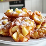 - Apples: I recommend using Granny Smith or Honeycrisp apples. They bring a nice tartness that balances the sweetness. Peel and dice them into small pieces for tasty bites in your fritters. - Dry ingredients: You will need 1 cup of all-purpose flour, 1/2 cup of packed brown sugar, 1/2 teaspoon of baking powder, 1/2 teaspoon of ground cinnamon, 1/4 teaspoon of ground nutmeg, and 1/4 teaspoon of salt. These combine to give the fritters their structure and flavor. - Wet ingredients: For the wet mix, gather 1/2 cup of milk (whole or 2%), 1 large egg, and 1 teaspoon of pure vanilla extract. The oil for frying is also key; use vegetable or canola oil. This will help your fritters become golden and crisp. Each ingredient plays a role in making your fritters delicious and satisfying. If you want a unique twist, consider adding nuts or raisins. 1. Peeling and dicing the apples Start by peeling the apples. I prefer Granny Smith or Honeycrisp for a tart flavor. Dice them into small, even pieces. This helps them cook evenly and fit well in the fritter. 2. Mixing the dry ingredients In a large bowl, combine the flour, packed brown sugar, baking powder, ground cinnamon, ground nutmeg, and salt. Whisk these dry ingredients together until they blend well. This step is key for a tasty fritter. 3. Combining the wet ingredients In another bowl, crack the egg and whisk it with the milk and vanilla extract. Mix until this mixture is smooth. Pour the wet mix into the dry ingredients. Stir gently with a spatula until just combined. Remember, a few lumps are okay! 1. Preparing the frying oil In a deep skillet or pot, heat oil over medium heat. You want about 2 inches deep. To check if it’s ready, drop a small spoonful of batter in. If it sizzles, you’re set. 2. Dropping the batter into hot oil Use a spoon to drop about 2 tablespoons of batter for each fritter. Leave space between them. Fry in batches to keep the oil hot. 3. Cooking time and flipping the fritters Cook the fritters for about 3-4 minutes on one side, until golden brown. Use a slotted spoon to flip them gently. Cook the other side for another 3-4 minutes until it’s evenly browned. 1. Draining excess oil Once cooked, transfer the fritters to a plate lined with paper towels. This helps drain off any extra oil, keeping them light. 2. Dusting with powdered sugar While the fritters are still warm, dust them with powdered sugar. This adds a sweet finishing touch that makes them irresistible. Enjoy your delicious brown sugar cinnamon apple fritters! To make great fritters, you must avoid overmixing. Overmixing makes the batter tough. You want it to be slightly lumpy. This helps keep the fritters soft and tender. Aim for a thick but pourable consistency. If it feels too thick, add a splash of milk to loosen it. Getting the oil temperature right is key. Heat the oil to about 350°F (175°C). You can test it by dropping a spoonful of batter. If it sizzles and floats up, it is ready. Fry just a few fritters at a time. This way, they cook evenly and do not soak up too much oil. Use a slotted spoon to turn them gently. This keeps them from breaking apart. Serve these fritters warm with a dusting of powdered sugar. They pair well with a glass of warm apple cider. You can also enjoy them with a scoop of vanilla ice cream. This adds a sweet and creamy touch to your dessert. {{image_4}} Brown sugar cinnamon apple fritters are fun to make. You can change them up in many ways. - Adding nuts or raisins to the batter: Chopped walnuts or pecans give a nice crunch. You can also add raisins for a sweet surprise. Just fold them in with the apples to mix well. - Incorporating different spices like ginger or allspice: Add a pinch of ground ginger for a warm kick. Allspice brings in a unique flavor that pairs well with apples. Experiment with small amounts to find your favorite mix. - Air-fried versions for healthier options: You can use an air fryer instead of oil. This cuts down on fat and calories. Just spray the fritters lightly with cooking oil before cooking. They will still come out crispy and delicious! - Gluten-free adaptations using alternative flours: If you need a gluten-free option, try almond flour or oat flour. These options work well and keep the fritters tasty. Just remember to check the consistency of the batter. It may need slight adjustments. These variations let you enjoy fritters in new ways. Feel free to get creative and find what you love best! To keep your fritters fresh, place them in an airtight container. This helps retain their flavor and texture. You can store them in the fridge for up to three days. If you plan to eat them later, it’s best to separate layers with parchment paper to avoid sticking. When reheating, you want to keep them crispy. The air fryer works best for this. Set it to 350°F, and heat the fritters for about five minutes. This method revives the crunch. If using a microwave, be aware it may make them soft. If you must use the microwave, heat them for about 20 seconds. Enjoy your warm, tasty fritters! Can I use other types of apples? Yes, you can use different apples. Try Fuji, Gala, or Braeburn. These apples add their unique taste. Each variety gives a different flavor to your fritters. How do I know when the fritters are done frying? Look for a golden brown color. Each fritter should cook for about 3-4 minutes on each side. If they float and sizzle, they are ready. A slotted spoon helps you check them easily. Can I freeze these fritters? Yes, you can freeze them. Let the fritters cool completely first. Then place them in an airtight bag or container. They last for about two months in the freezer. What to do if the batter is too thick or too runny? If the batter is too thick, add a splash of milk. If it’s too runny, sprinkle in a bit more flour. You want a slightly lumpy texture for perfect fritters. How to make them dairy-free? Use a non-dairy milk like almond or oat milk. Replace the egg with a flaxseed or chia seed mix. This gives you a dairy-free fritter without losing flavor. We covered everything you need for perfect brown sugar cinnamon apple fritters. You learned about the essential ingredients and step-by-step instructions for preparing and cooking. I shared tips to help you fry them just right and suggested tasty variations. Proper storage methods ensure your leftovers stay fresh. Now, you can enjoy these delicious treats whenever you want. Happy cooking!