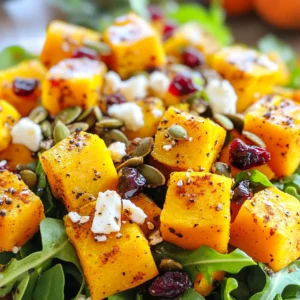 Butternut Squash Salad with Feta Healthy and Fresh