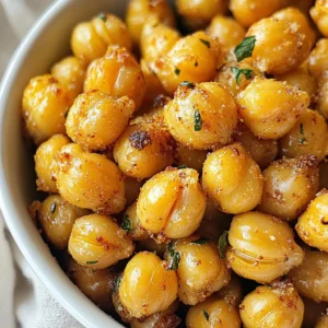 Ranch Roasted Chickpeas Crunchy and Flavorful Snack