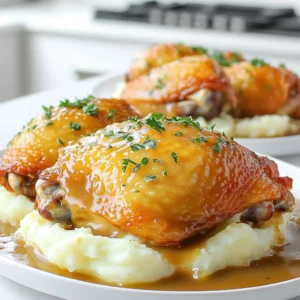 Golden Chicken and Gravy with Mash Delight