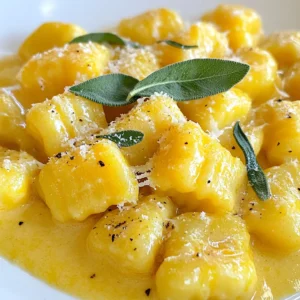 Pumpkin Sage Alfredo Gnocchi Comforting Fall Dish