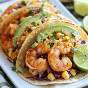 - Shrimp - Cajun seasoning - Olive oil - Red cabbage - Avocado - Corn kernels - Lime - Cilantro - Tortillas - Salt and pepper - Optional toppings To make these Cajun shrimp tacos, you need fresh ingredients. Start with one pound of large shrimp. Make sure they are peeled and deveined. You will also need two tablespoons of Cajun seasoning. This spice mix gives the shrimp a bold flavor. Use two tablespoons of olive oil to help cook the shrimp. Next, grab one cup of finely shredded red cabbage. This will add crunch to your tacos. You’ll want one ripe avocado, sliced for creaminess. For sweetness, add half a cup of corn kernels. You can use fresh, frozen, or canned corn. Don’t forget the lime! You need one lime, juiced, plus extra wedges for serving. Fresh cilantro adds a nice touch, so have half a cup chopped. You’ll also need eight small tortillas. Choose corn or flour based on your preference. Finally, season with salt and pepper to taste, and feel free to add optional toppings like hot sauce for some heat. Having these ingredients ready will set you up for taco success! {{ingredient_image_2}} To start, you need to coat the shrimp with Cajun seasoning. In a bowl, mix the shrimp with 2 tablespoons of Cajun seasoning and 2 tablespoons of olive oil. Toss them well. You want each shrimp to be covered in the spices. This adds great flavor. Now, let’s cook the shrimp. Preheat a large skillet on medium-high heat. When the skillet is hot, add the shrimp in a single layer. Cook them for 2-3 minutes on each side. The shrimp should turn pink and opaque. They are done when they look shiny. Remove the skillet from heat. While the shrimp cook, prepare the slaw. In a separate bowl, mix 1 cup of finely shredded red cabbage, ½ cup of corn kernels, the juice of 1 lime, and ½ cup of chopped cilantro. Add a pinch of salt and pepper for taste. Toss everything together until it is mixed well. This slaw adds crunch and freshness to your tacos. Next, warm the tortillas. You can use two methods. For the skillet method, place the tortillas in a dry skillet over medium heat. Heat them for about 30 seconds on each side. If you prefer the microwave, wrap them in a damp paper towel. Heat them for about 20 seconds until soft. Warm tortillas make the tacos tastier. Now it’s time to assemble your tacos. Take a tortilla and lay on a few shrimp. Next, add a generous scoop of the slaw on top. For creaminess, add a few slices of ripe avocado. Drizzle some lime juice over everything. If you like spice, add your favorite hot sauce. For presentation, serve the tacos on a nice platter. Use parchment paper to line it. Garnish with lime wedges and a sprinkle of extra cilantro for a fresh look. Enjoy your Cajun shrimp tacos! You can change the heat of your tacos easily. Start with two tablespoons of Cajun seasoning. If you like it spicy, add more. Taste your shrimp mix before cooking. This way, you find the flavor you love. Remember, you can always add hot sauce later. Cooking shrimp just right is key. Cook them for 2-3 minutes on each side. They should turn pink and opaque. Overcooked shrimp become rubbery. Keep an eye on them. If they curl tightly, they are done. It’s better to check early than to overcook. Pair your tacos with fresh sides. A simple salad or rice works great. You can also serve black beans or chips. For drinks, try a light beer or a zesty lemonade. For garnishing, use lime wedges and extra cilantro. This adds color and freshness to your plate. You can even sprinkle some extra Cajun seasoning on top for flair. Pro Tips Adjust Spice Level: If you prefer milder tacos, reduce the amount of Cajun seasoning or choose a blend with less heat. Fresh Ingredients: Always use fresh shrimp for the best flavor and texture. If using frozen shrimp, ensure they are fully thawed before cooking. Perfectly Warm Tortillas: For an even better tortilla experience, wrap them in a clean kitchen towel after warming to keep them soft and warm until serving. Customize Your Toppings: Feel free to add other toppings like diced tomatoes, shredded cheese, or jalapeños to suit your taste! {{image_4}} You can switch up the protein in your tacos. If you're not a shrimp fan, try chicken, fish, or even tofu. Each option gives a different taste and feel to the meal. - Chicken: Grill or sauté chicken breast with Cajun spices. Shred it for a tasty filling. - Fish: Use firm fish like tilapia or cod. Cook it with Cajun seasoning for flavor. - Tofu: For a plant-based option, marinate and fry tofu. It soaks up the spices well. The cabbage slaw is key to these tacos, but you can add more variety. Think about mixing in extra veggies or fruits. - Vegetables: Shredded carrots or bell peppers add color and crunch. - Fruits: Try diced mango or pineapple for a sweet twist. These can balance the spice nicely. Tortillas are the base of your tacos. You can choose between flour or corn tortillas, and each has its own charm. - Corn Tortillas: These have a nice flavor and work well with Cajun spices. - Flour Tortillas: They are soft and can hold more filling, making them a great choice for bigger tacos. Experiment with these options to find your favorite mix! After you enjoy your tacos, store leftovers in the fridge. Place them in an airtight container. Keep them in the fridge for up to three days. If you have shrimp and slaw separate, they will stay fresh longer. To reheat shrimp, use a skillet over medium heat. Add a splash of olive oil to keep them moist. Heat the shrimp for about two minutes. Stir gently to avoid overcooking. You can also use the microwave. Heat in short bursts of 30 seconds. Check often to avoid rubbery shrimp. You can freeze cooked shrimp for later use. Place them in a freezer-safe bag. Make sure to remove as much air as possible. They will last up to three months. However, I don’t recommend freezing the tacos with slaw. Fresh ingredients taste best when not frozen. Yes, you can use frozen shrimp. Just thaw them first. Place the shrimp in a bowl of cold water for about 15 minutes. This method works well and keeps the shrimp fresh. If you don't have Cajun seasoning, use your favorite spices. A mix of paprika, garlic powder, and cayenne pepper can work. Adjust the amounts to match your taste. Look for shrimp that turn pink and opaque. This usually takes about 2-3 minutes on each side. Make sure they curl into a tight “C” shape. Cajun seasoning can be spicy, but you control the heat. Use less seasoning for milder tacos. You can also add toppings like avocado to balance the spice. Yes, you can prepare the slaw and shrimp in advance. Store them separately in the fridge. Warm the tortillas just before serving to keep them fresh. We covered everything you need for great Cajun shrimp tacos. You now know the key ingredients and how to prepare them. We talked about tips for cooking shrimp, making slaw, and warming tortillas. We also explored variations and storage ideas. Enjoy the flavors of these tacos with friends or family. Customize your meal as you like. You can create a unique dish every time. These tacos are both fun to make and eat!