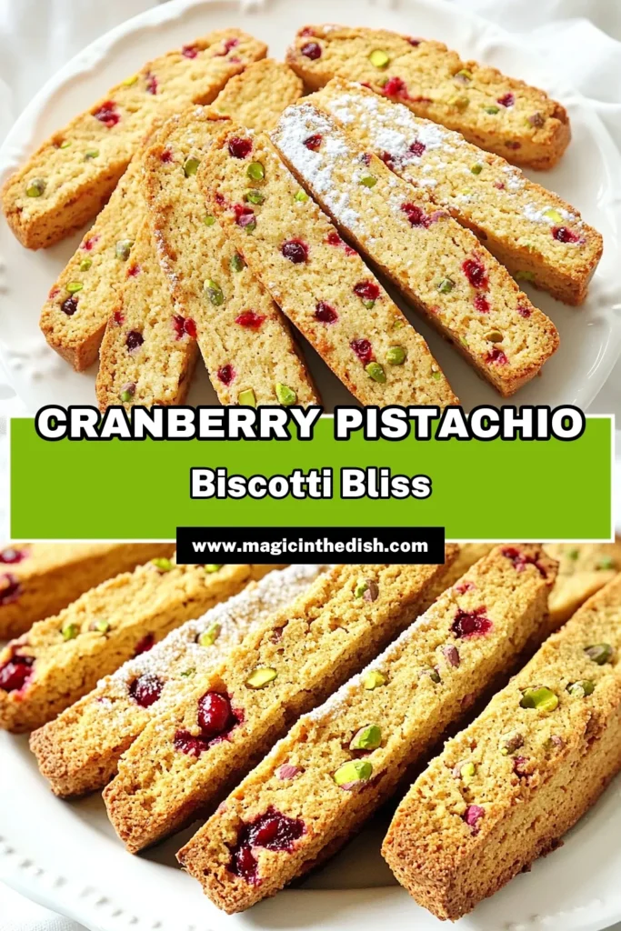 Indulge your sweet tooth with these delightful cranberry pistachio biscotti! Perfectly crunchy and bursting with flavor, this easy recipe is a great treat for any occasion. Learn step-by-step how to create these delicious cookies that pair wonderfully with your favorite hot beverage. Click through to explore the full recipe and start baking today! #Biscotti #CranberryPistachio #BakingRecipes #DessertIdeas