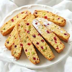 Cranberry Pistachio Biscotti Tasty and Crunchy Treat