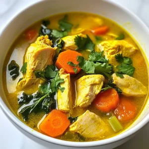 Turmeric Chicken Anti-Inflammatory Soup Recipe