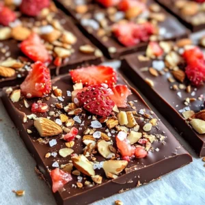 Chocolate Covered Strawberry Bark Simple and Sweet Treat