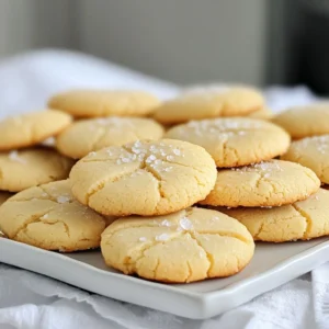 To make salted butter cookies, you need some simple and tasty ingredients. Here&rsquo;s what you will need: - 1 cup unsalted butter, softened - 1 cup granulated sugar - 1 teaspoon pure vanilla extract - 1 large egg, at room temperature - 2 cups all-purpose flour - 1/2 teaspoon baking powder - 1/4 teaspoon fine sea salt - Flaky sea salt for topping These ingredients come together to create a cookie that is both sweet and salty. The unsalted butter gives a rich flavor, while the flaky sea salt adds a crunchy finish. Each bite is a perfect mix of textures and tastes. When you gather your ingredients, make sure the butter is soft. This helps it mix well with the sugar. Room temperature eggs also blend better, making your dough smooth. Using quality ingredients will make your cookies shine. Feel free to have fun and experiment. You can add your favorite flavors or toppings. But this simple list will give you a great start to tasty salted butter cookies. {{ingredient_image_2}} Start by preheating your oven to 350&deg;F (175&deg;C). It&rsquo;s important to have the oven hot when you put the cookies in. Line a baking sheet with parchment paper. This helps the cookies not stick and makes cleanup easier. In a large bowl, add 1 cup of softened butter and 1 cup of granulated sugar. Use a hand mixer or stand mixer. Beat on medium speed for about 3 to 4 minutes. The mix should become light and fluffy. This step adds air and makes the cookies soft. Next, add 1 teaspoon of pure vanilla extract and 1 large egg. Beat until everything is well mixed. In a separate bowl, whisk together 2 cups of all-purpose flour, 1/2 teaspoon of baking powder, and 1/4 teaspoon of fine sea salt. Mix these well so they are fully combined. Gradually add this dry mix into the wet ingredients. Use a spatula or wooden spoon to stir gently. Don&rsquo;t overmix. The dough should be soft and hold together. Now you're ready to scoop and bake! To get the best cookie texture, use room temperature butter. This makes it easy to cream with sugar. You want a light and fluffy mix. Cream for about 3-4 minutes. The dough should be soft but not too sticky. Avoid overmixing when adding flour. Just mix until combined. This keeps your cookies tender and chewy. One big mistake is using cold butter. Cold butter won&rsquo;t cream well. Another mistake is overbaking. Cookies should be lightly golden on the edges. Remove them from the oven as soon as they look done. Let them cool on the sheet for a few minutes. This helps them set without becoming hard. If you run out of unsalted butter, you can use salted butter. Just skip the added flaky salt. You can swap granulated sugar with brown sugar for a richer flavor. For a gluten-free option, use a 1:1 gluten-free flour mix. This will keep the texture similar. Always use fresh ingredients for the best taste. Pro Tips Use Room Temperature Ingredients: Make sure your butter and egg are at room temperature for easier mixing and a smoother dough. Don't Overmix the Dough: Mix until just combined to ensure your cookies are tender and not tough. Chill the Dough: For thicker cookies, chill the dough for 30 minutes before baking, which will help them hold their shape. Add Variations: Feel free to mix in chocolate chips, nuts, or dried fruits to customize your cookies to your taste. {{image_4}} You can make a yummy twist by adding chocolate chips. Use 1 cup of semi-sweet chocolate chips. After mixing the dough, gently fold in the chocolate chips. Bake as usual. The salty taste pairs nicely with the sweet chocolate. Each bite will be a delightful treat! For a nutty flavor, try adding nuts. Use 1 cup of chopped pecans or walnuts. Stir the nuts into the dough after mixing the wet and dry ingredients. The nuts add a nice crunch and taste. These cookies are perfect for nut lovers! Change the flavor based on the season. In the fall, add 1 teaspoon of cinnamon or pumpkin spice. In the spring, mix in lemon zest for a fresh taste. Each season brings a new twist to these cookies. You can enjoy them all year round! To keep your salted butter cookies fresh, store them in an airtight container. Use wax paper between layers to prevent sticking. Place the container in a cool, dry place. This method helps maintain their soft texture and flavor. For added freshness, you can also add a slice of bread to absorb moisture. If you want to enjoy cookies later, freeze the dough. First, scoop the dough onto a baking sheet. Freeze the scoops for about an hour until firm. Then, transfer them to a freezer bag. Label the bag with the date. You can bake them straight from the freezer, adding a minute or two to the baking time. Baked salted butter cookies last about a week at room temperature. If stored correctly, they can last up to two weeks. For longer storage, keep them in the freezer, where they can last for up to three months. Just make sure to wrap them well to avoid freezer burn. Yes, you can use salted butter. Just skip the added fine sea salt. Using salted butter gives a nice salty flavor. It may also make your cookies a bit sweeter, so keep that in mind. You can use brown sugar or coconut sugar. Brown sugar adds moisture and a richer flavor. Coconut sugar is less sweet and has a hint of caramel. Both will change the taste a bit, but they work well! To make gluten-free cookies, swap all-purpose flour with a gluten-free blend. Look for blends that include xanthan gum. This keeps the cookies soft and chewy, just like the original. Absolutely! You can add chocolate chips, nuts, or dried fruit. Just fold them into the dough gently. This adds fun flavors and textures to your cookies. Adjust the amount based on your taste. In this blog post, we explored the key ingredients for making delicious cookies, starting from soft butter to flaky sea salt. You learned step-by-step instructions, tips for the perfect texture, and how to store cookies effectively. We also discussed fun variations like chocolate chip and nutty cookies. Remember, baking is all about trial and error. Enjoy experimenting with different ingredients and flavors. With these tips, you can make cookies that your friends and family will love. Happy baking!