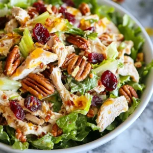 Cranberry Pecan Chicken Salad Fresh and Flavorful Dish