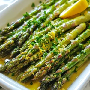 Lemon Garlic Roasted Asparagus Flavorful Side Dish