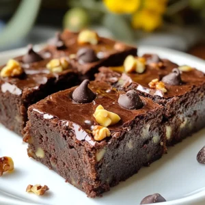 Vegan Chocolate Avocado Brownies Indulge Guilt-Free