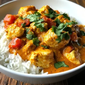Slow Cooker Chicken Tikka Masala Flavorful Dinner Delight