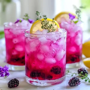You will need 1 cup of fresh blackberries. These berries bring a sweet and tangy taste to the mocktail. Pick ripe, juicy blackberries for the best flavor. The color they add makes the drink look stunning. Use 1 tablespoon of fresh thyme leaves. Thyme adds a unique herbal note to the drink. It pairs wonderfully with blackberries. If you can, use fresh thyme instead of dried for a brighter taste. You will need 2 tablespoons of honey or agave syrup for sweetness. Both options work well, so choose what you prefer. You will also need 1 tablespoon of freshly squeezed lemon juice. This adds a zesty kick to balance the sweetness. Lastly, use 2 cups of sparkling water for fizz. Don&rsquo;t forget ice cubes to keep your drink cool. Optionally, you can add lemon slices for garnish. This adds a pop of color and a hint of more citrus flavor. {{ingredient_image_2}} First, take 1 cup of fresh blackberries and place them in a medium mixing bowl. Use a fork to gently mash the blackberries. You want them mostly broken down but still a bit chunky. This texture adds depth to your drink. Next, add 1 tablespoon of fresh thyme leaves to the mashed blackberries. Then, mix in 2 tablespoons of honey or agave syrup. Stir it all together well. Let this mixture sit for about 5 minutes. This resting time helps the flavors blend together nicely. After the resting period, strain the blackberry mixture through a fine mesh sieve into a pitcher. This step removes the seeds and thyme leaves, giving you a smooth syrup. Use the back of a spoon to press down on the mix, getting as much juice out as possible. Then, add 1 tablespoon of freshly squeezed lemon juice to the syrup. Stir gently until everything mixes well. Your base is now ready to shine! To get the best flavor from your blackberries, mash them gently. Use a fork and press them down softly. This keeps some pieces intact for added texture. After mashing, let the mix sit for about five minutes. This resting time helps the flavors blend well. When straining, use a fine mesh sieve to catch seeds and thyme bits. Press down with the back of a spoon to squeeze out every drop of juice. This step ensures a smooth syrup. You can change the sweetness to fit your taste. Start with two tablespoons of honey or agave syrup. If you like it sweeter, add more syrup slowly. Remember, the lemon juice adds a tangy taste. If you want less sweetness, reduce the syrup or add more lemon juice. Taste as you go! This way, you&rsquo;ll enjoy a drink that fits your palate perfectly. Serving your Blackberry Thyme Sparkler Mocktail in clear glasses shows off its beautiful color. Consider using tall glasses for a more elegant look. Add ice cubes first to keep the drink cool. Pour the syrup into each glass, then add sparkling water gently. This helps keep the bubbles intact. For a fancy touch, garnish with a sprig of thyme and a lemon slice on the rim. Place the glasses on a decorative tray for a festive feel. Enjoy making your drinks as beautiful as they are tasty! Pro Tips Fresh Ingredients: Use the freshest blackberries and thyme for the best flavor. The quality of your ingredients will significantly impact the taste of your mocktail. Adjust Sweetness: Feel free to adjust the amount of honey or agave syrup according to your taste preference. Start with less and add more if needed. Chill Your Ingredients: For an extra refreshing drink, chill your sparkling water and glasses beforehand. This will keep your mocktail cool for longer. Experiment with Flavors: Try adding other herbs like mint or basil, or mix in different berries for a unique twist on this mocktail recipe. {{image_4}} You can swap honey with other sweeteners. Agave syrup works well for a vegan option. Maple syrup adds a unique flavor. You might also try coconut sugar for a more earthy taste. Adjust the amount to fit your taste buds. Want to mix things up? Try using mint or basil instead of thyme. Mint gives a fresh kick, while basil adds a sweet note. You can also blend thyme with rosemary for a more robust flavor. Each herb brings its own magic to the drink. If you want to make this drink a cocktail, add a splash of gin or vodka. Use about 1 to 2 ounces per glass. This change gives the drink an adult twist while keeping the fruit flavors. Just remember to check how much syrup you use, as the alcohol will change the taste. To store the syrup, pour it into a clean jar. Seal it tightly. Keep it in the fridge. This keeps the syrup fresh for later use. You can use a dark glass jar to help the syrup last longer. Serve the mocktails right after mixing. Freshness is key for the best taste. If you prepare the syrup ahead, mix it with sparkling water just before serving. This keeps the fizz alive. Always add ice to the serving glasses before pouring the drink. The syrup lasts about one week in the fridge. If you see any changes in color or smell, discard it. The mocktails are best enjoyed fresh but can last for a few hours once mixed. Just remember, the fizz will fade over time. Enjoy your delicious drink while it&rsquo;s still bubbly! Yes, you can use frozen blackberries in this mocktail. They work well and save time. Just let them thaw slightly before mashing. This helps release their juices, which is important for flavor. To make this drink less sweet, reduce the honey or agave syrup. You can also add more sparkling water. This will balance the sweetness and give you a lighter drink. If you like, use unsweetened lemonade instead of syrup for a tart twist. Garnishes bring fun to your drinks. Here are a few ideas: - Fresh thyme sprigs add a nice touch. - Lemon slices brighten the drink&rsquo;s look. - Add mint leaves for a fresh flavor. - Use edible flowers for a colorful pop. Each garnish adds a unique flair and taste to your mocktail. You learned how to make a tasty thyme-infused blackberry syrup. We covered the key ingredients, steps for mixing, and tips for success. You now know how to store this syrup and can even explore fun variations. Remember, fresh blackberries and thyme make the best flavors. Adjust the sweetness to fit your taste, and don&rsquo;t forget the garnishes. Enjoy your mocktails and impress your friends with your new skills!