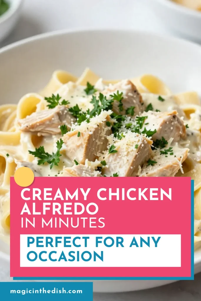 Discover the perfect Creamy Chicken Alfredo Instant Pot recipe that will elevate your weeknight dinners! This Quick Chicken Alfredo is not only easy to whip up, but it also features a rich Alfredo Sauce with Parmesan that will leave everyone wanting more. Enjoy this Instant Pot Pasta Recipe using just a few ingredients for a delicious Easy Fettuccine Alfredo experience. Save this recipe for your next meal! #InstantPot #ChickenAlfredo #PastaRecipe #WeeknightDinner