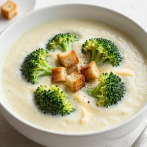 - 4 cups fresh broccoli florets - 1 medium onion, finely diced - 2 cloves garlic, minced - 4 cups vegetable broth - 2 cups sharp cheddar cheese, freshly shredded - 1 cup heavy cream or coconut cream To make a creamy cheddar broccoli soup, you need fresh broccoli. The florets add great color and taste. You also need onion and garlic for depth. They build a nice base flavor. Vegetable broth brings everything together. It adds warmth and richness to the soup. Sharp cheddar cheese gives the soup its iconic taste. Shredded cheese melts well, making it gooey and delicious. For creaminess, use heavy cream or coconut cream if you prefer a vegan option. Coconut cream keeps it rich while being dairy-free. - Optional garnishes like croutons - Possible substitutes for cream and cheese For added crunch, consider garnishing with croutons. They give a nice texture contrast. If you're out of cream, you can use milk or a plant-based milk. Instead of cheddar, try a different cheese like gouda or mozzarella for a twist. These options can change the soup's flavor while keeping it creamy. {{ingredient_image_2}} 1. Heat 2 tablespoons of extra-virgin olive oil in a large pot over medium heat. 2. Add the finely diced onion and saut&eacute; for about 3-4 minutes. The onion should turn tender and translucent. 3. Stir in 2 cloves of minced garlic. Cook for 1 more minute until fragrant. Watch closely so the garlic doesn&rsquo;t burn. 4. Pour in 4 cups of vegetable broth, bringing it to a gentle boil. 5. Once boiling, toss in 4 cups of fresh broccoli florets. Cook for 10-12 minutes. The broccoli should be bright and tender but not mushy. 1. Remove the pot from heat once the broccoli is ready. 2. Use an immersion blender to puree the soup to your liking. If you don&rsquo;t have one, transfer the soup to a countertop blender in batches. Be careful to avoid splatters. 3. After blending, return the soup to the pot if you used a blender. 4. Stir in 1 cup of heavy cream or coconut cream until smooth. 5. Gradually add 2 cups of freshly shredded sharp cheddar cheese. Stir continuously until it melts, making the soup velvety. 1. Mix in 1 teaspoon of mustard powder and 1/2 teaspoon of freshly ground black pepper. 2. Adjust salt to taste. 3. Let the soup simmer gently for 5 minutes, stirring often. This helps blend the flavors. 4. Remove the pot from heat and let it cool slightly before serving. This creamy cheddar broccoli soup will warm your heart and fill your belly with joy! To make your soup smooth and creamy, blend it well. Use an immersion blender for easy mixing. If you prefer some chunks, blend only half the soup and mix it back in. Prevent burnt garlic by adding it after the onion has softened. Cook it for just one minute until fragrant. Keep an eye on it, as garlic can burn quickly. For a fun way to serve your soup, use warmed bowls. Add a sprinkle of shredded cheese on top and a few croutons for crunch. Fresh herbs like parsley or chives can add color and flavor. Pair this soup with a simple salad or crusty bread. These sides work well to balance the creamy texture of the soup. Pro Tips Freshness Matters: Always use fresh broccoli for the best flavor and vibrant color. Check for firm florets without yellowing to ensure quality. Cheese Selection: Opt for sharp cheddar cheese to enhance the creaminess and richness of the soup. Aged varieties can add an extra depth of flavor. Blending Technique: For a smoother texture, blend the soup while it's hot. If using a countertop blender, allow it to cool slightly and blend in small batches to prevent splatters. Herb Infusion: Enhance the flavor profile by adding fresh herbs like thyme or basil during the simmering process. This will impart an aromatic quality to your soup. {{image_4}} You can easily modify this soup to fit different diets. For a vegan version, swap heavy cream for coconut cream. This swap still gives you a rich taste. You can also use nutritional yeast instead of cheese for added flavor. It adds a cheesy touch without any dairy. If you need a low-sodium option, choose low-sodium vegetable broth. This keeps the flavor but lowers the salt. You can also skip the added salt and use herbs for taste. Fresh herbs can add a bright note without any extra sodium. You can make your soup even more tasty by adding herbs and spices. A pinch of thyme or rosemary can boost the taste. You might also try adding a dash of cayenne pepper for a little heat. This small change can make your soup zing. Consider adding more veggies for extra nutrition. Carrots or spinach can mix well with the broccoli. Just chop them small and add them when cooking the broth. They will cook down and blend nicely into the soup. To store leftover soup, let it cool first. Pour it into a container that seals well. Glass or plastic containers work great. If you want to freeze the soup, use freezer-safe containers. Leave a little space at the top for the soup to expand. This helps to prevent spills. To reheat your soup, the best method is on the stove. Pour the soup into a pot and heat on low. Stir often to keep it smooth. Avoid boiling the soup, as that can change the texture. If you are in a hurry, you can use the microwave. Heat in 30-second intervals, stirring between each one. For stovetop reheating, aim for about 10 minutes. In the microwave, it usually takes about 3 to 5 minutes. Always check the soup&rsquo;s temperature before serving. Enjoy your creamy cheddar broccoli soup! Can I make cheddar broccoli soup ahead of time? Yes, you can make cheddar broccoli soup ahead of time. It tastes even better after resting. Just store it in the fridge for up to three days. When you&rsquo;re ready to eat, reheat it gently on the stove. Add a splash of broth or cream if it gets too thick. What can I use instead of heavy cream? You can use coconut cream for a vegan option. Almond milk or cashew cream works too, but they might change the flavor a bit. If you want a lower-fat choice, use whole milk. Just keep in mind that the soup may not be as rich. Health benefits of broccoli Broccoli is a superfood packed with vitamins. It has lots of vitamin C, which helps your immune system. Broccoli also has fiber, which is good for digestion. Eating it can lower your risk of chronic diseases. It&rsquo;s a great choice for any meal. Caloric breakdown of the soup One serving of cheddar broccoli soup has about 300 calories. This can vary based on the cream and cheese you use. The soup is rich and filling, so it works well as a meal. Pair it with a salad for a balanced plate. This blog post outlined a delicious cheddar broccoli soup recipe. We discussed essential and optional ingredients and how to prepare them. You learned the steps for blending and finishing your soup, plus tips for great texture. We also looked at variations for different diets and how to store leftovers properly. In the end, enjoy this tasty soup that fits many needs. Get creative and make it your own!