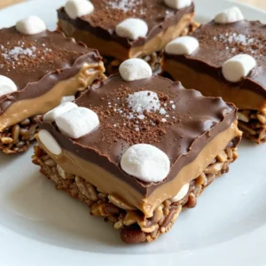 Chocolate Peanut Butter Rice Krispie Treats Recipe