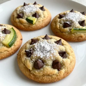 Chocolate Chip Zucchini Cookies Delightful and Soft