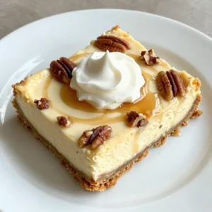 Maple Pecan Cheesecake Bars Irresistible Dessert Delight