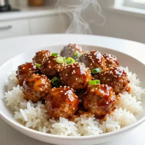Teriyaki Glazed Turkey Meatballs Delicious and Easy Recipe