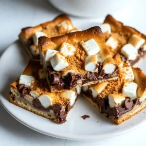 Chocolate Chip S&rsquo;mores Bars Irresistible and Easy Treat